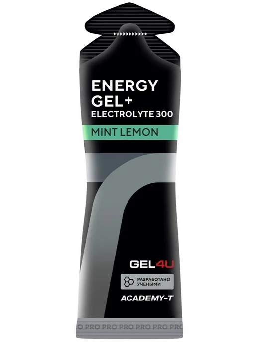 Gel4u Гель питьевой Energy Gel MIX 3 x 60 г, Яблоко, Лимон и Мята, 3x60, 60 г, фото 5