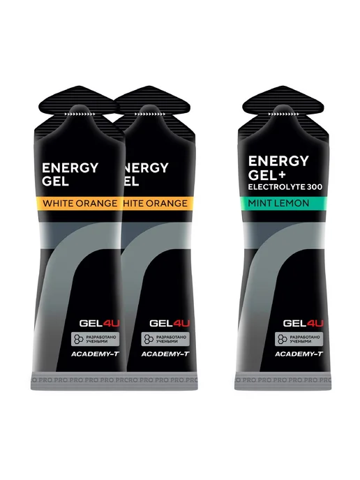 Gel4u Energy Gel MIX 3 x 60 г, Апельсин, Лимон и Мята, 3x60, 60 г, фото 2