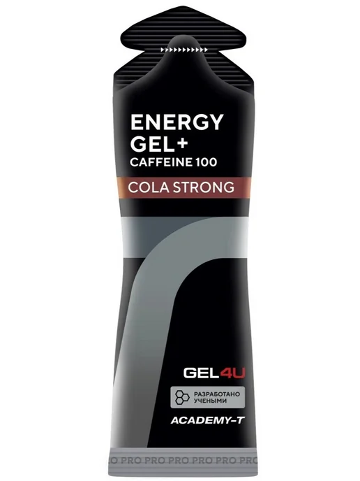 Gel4u Гель питьевой Energy Gel MIX 3 x 60 г, Апельсин, Кола, 3x60, 60 г, фото 4