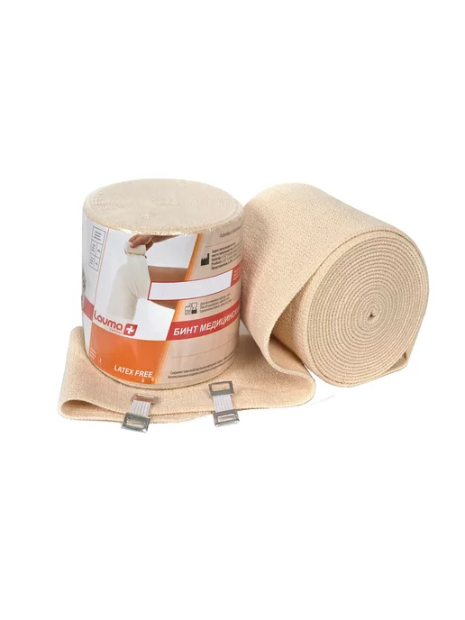 Lauma Medical Эластичный бинт медицинский компрессионный 8x350 см, 8x350 см, фото 6