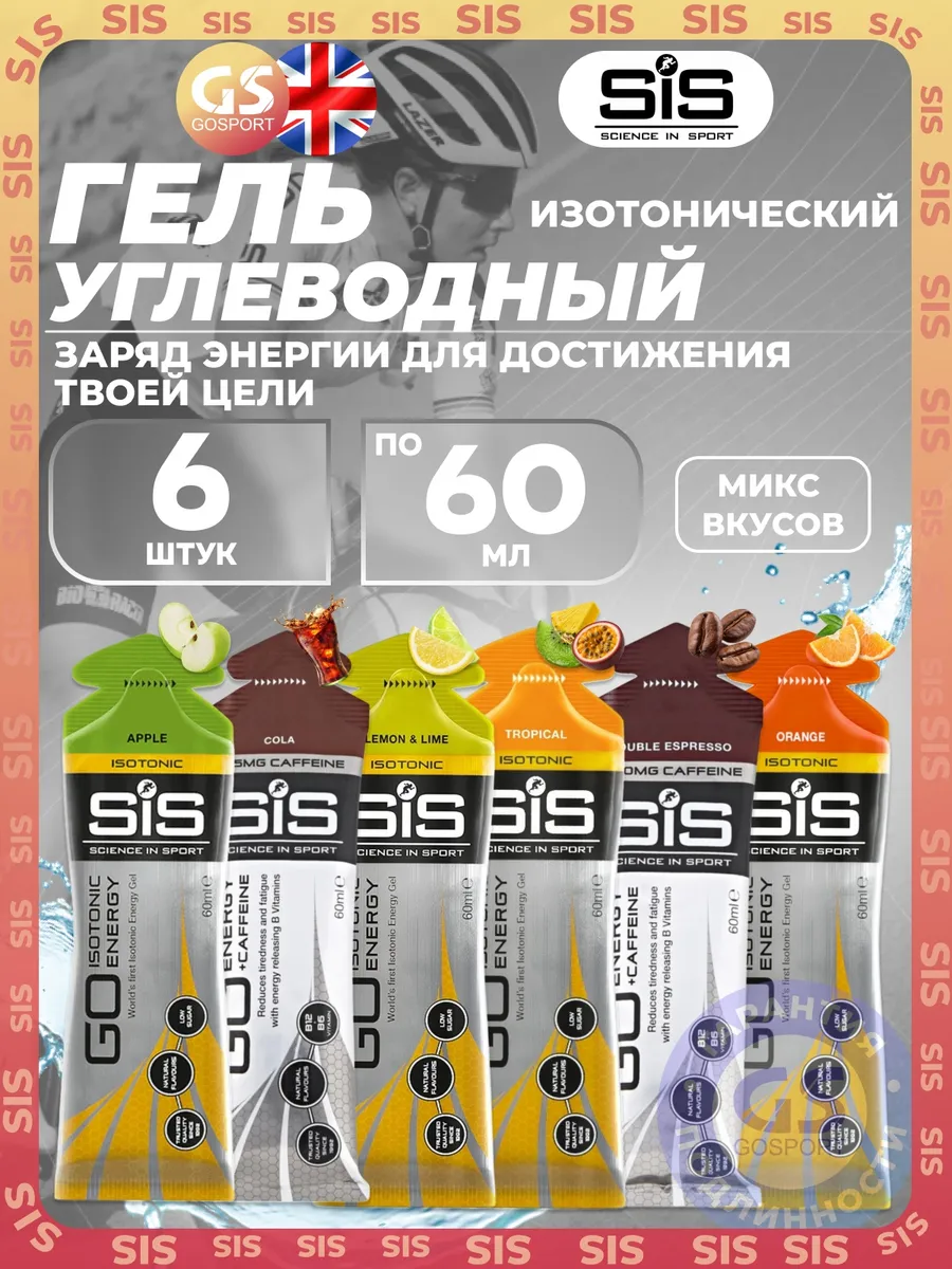 Энергетический гель для бега изотоник гель спорт питание