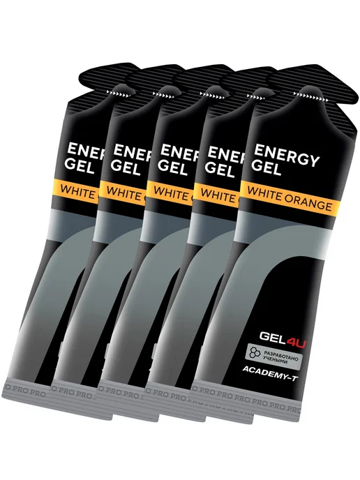 Gel4u Энергетический гель для бега 5 x 60 г, Апельсин, 5x60, 60 г, фото 4