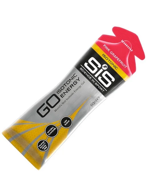 SiS SCIENCE IN SPORT Изотоник гель GO Isotonic Energy 3 x 60 мл Розовый грейпфрут, 3x60, 60 мл, фото 5