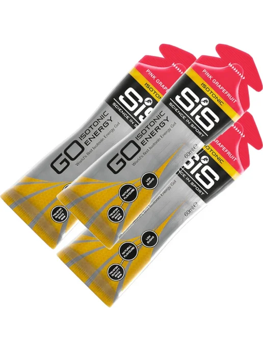 SiS SCIENCE IN SPORT Изотоник гель GO Isotonic Energy 3 x 60 мл Розовый грейпфрут, 3x60, 60 мл, фото 6