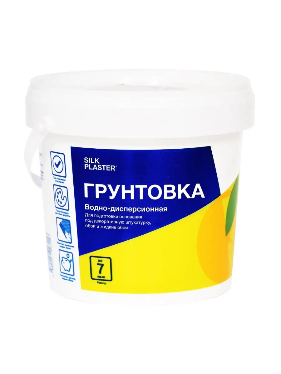 Грунтовка для жидких обоев 0,8л (1кг) Silk Plaster 109740486 купить за 668  ₽ в интернет-магазине Wildberries