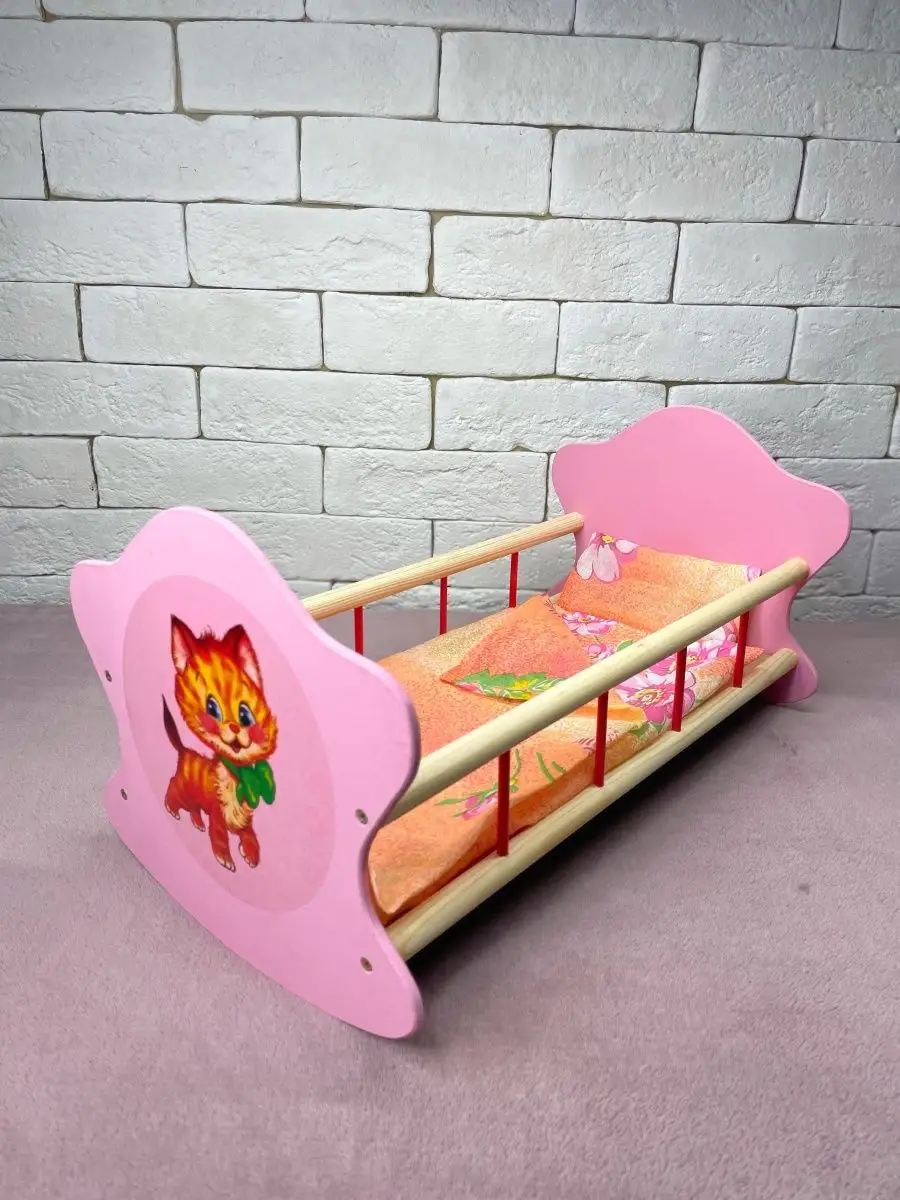 Кроватка для куклы своими руками: милая мебель для детских игр