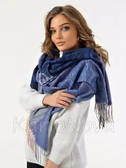 Шарф палантин теплый KarloNova 109814329 купить за 668 ₽ в интернет-магазине Wildberries
