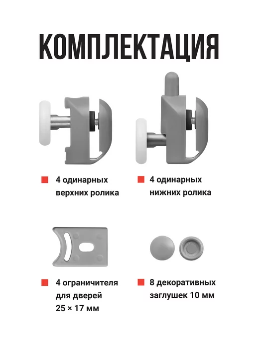 Birdhouse Ролики для душевой кабины, вариант, фото 3