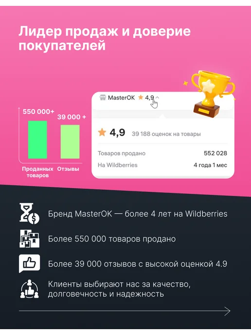 MasterOK Пилки для ногтей набор, серый, фото 8