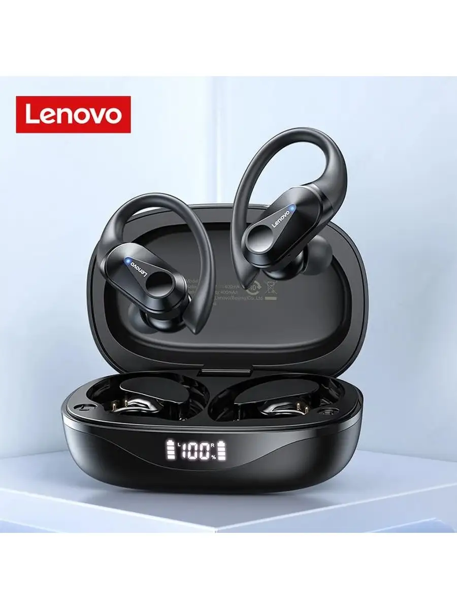 Lenovo LP75 Bluetooth 5.3 Спортивные наушники Беспроводные наушники с  микрофоном HiFi Стерео lenovo 110294705 купить в интернет-магазине  Wildberries