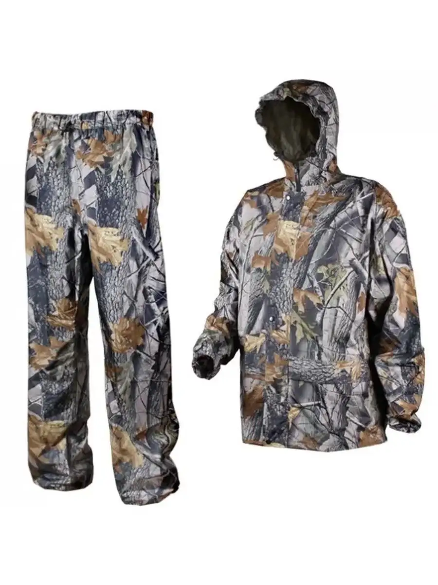 Охотничий костюм. Охотник в камуфляже. Костюм охотничий водонепроницаемый. Непромокаемый костюм. Костюм дождевик hema.