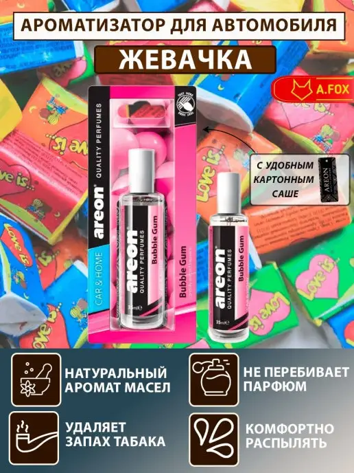 areon Ароматизатор в машину спрей Бабл Гам 35 мл, 35 мл, фото 5