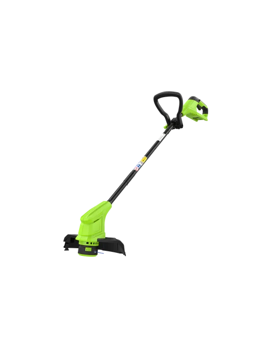 Greenworks Триммер садовый аккумуляторный,24V, 25 см, АКБ 2Ач и ЗУ, зеленый, фото 2
