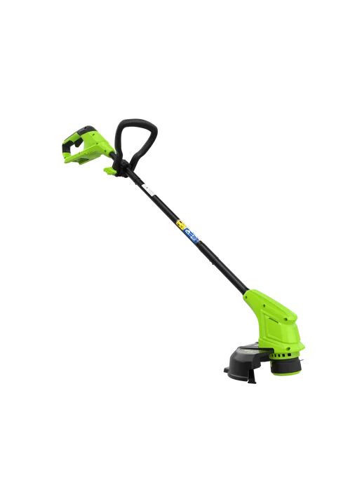 Greenworks Триммер садовый аккумуляторный,24V, 25 см, АКБ 2Ач и ЗУ, зеленый, фото 4