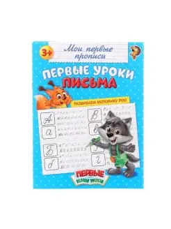 Прописи "Первые уроки письма", 20 стр. Буква-Ленд 110462900 купить за 108 ₽ в интернет-магазине Wildberries