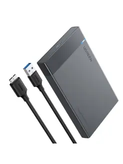 Внешний корпус Ugreen для HDD/SSD 2.5", USB 3.0, кабель USB C в комплекте (50743) Ugreen 110521603 купить за 1 651 ₽ в интернет-магазине Wildberries