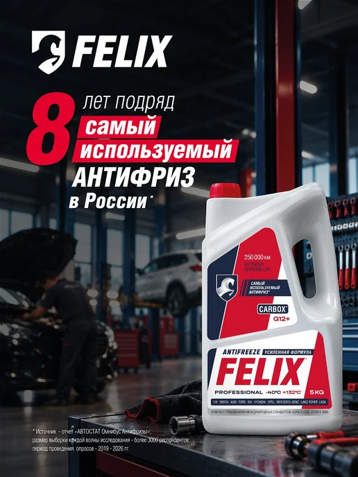 FELIX Антифриз EVO G12++, -40С, 1кг, 1 кг, фото 3