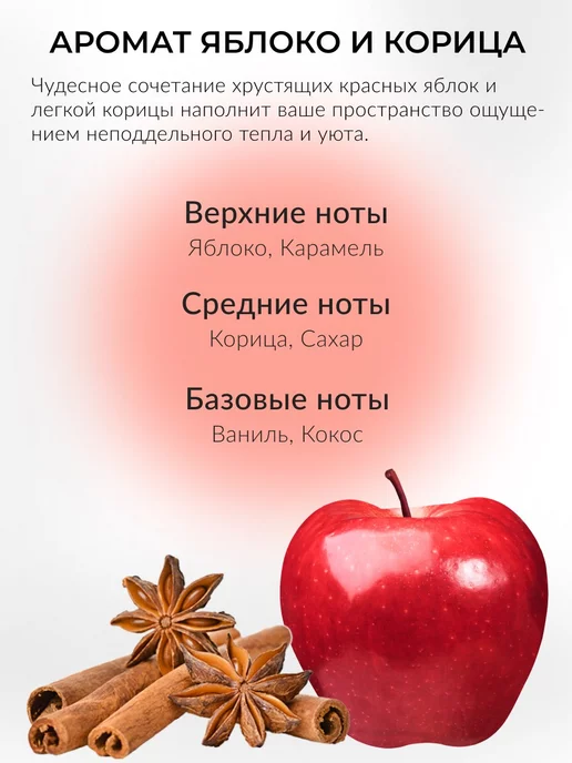 areon Ароматизатор в машину в баночке под сиденье Яблоко и Корица, вариант, фото 3