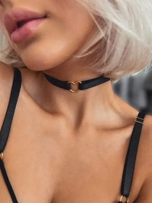 V Lingerie Комплект нижнего кружевного белья, черный, фото 6