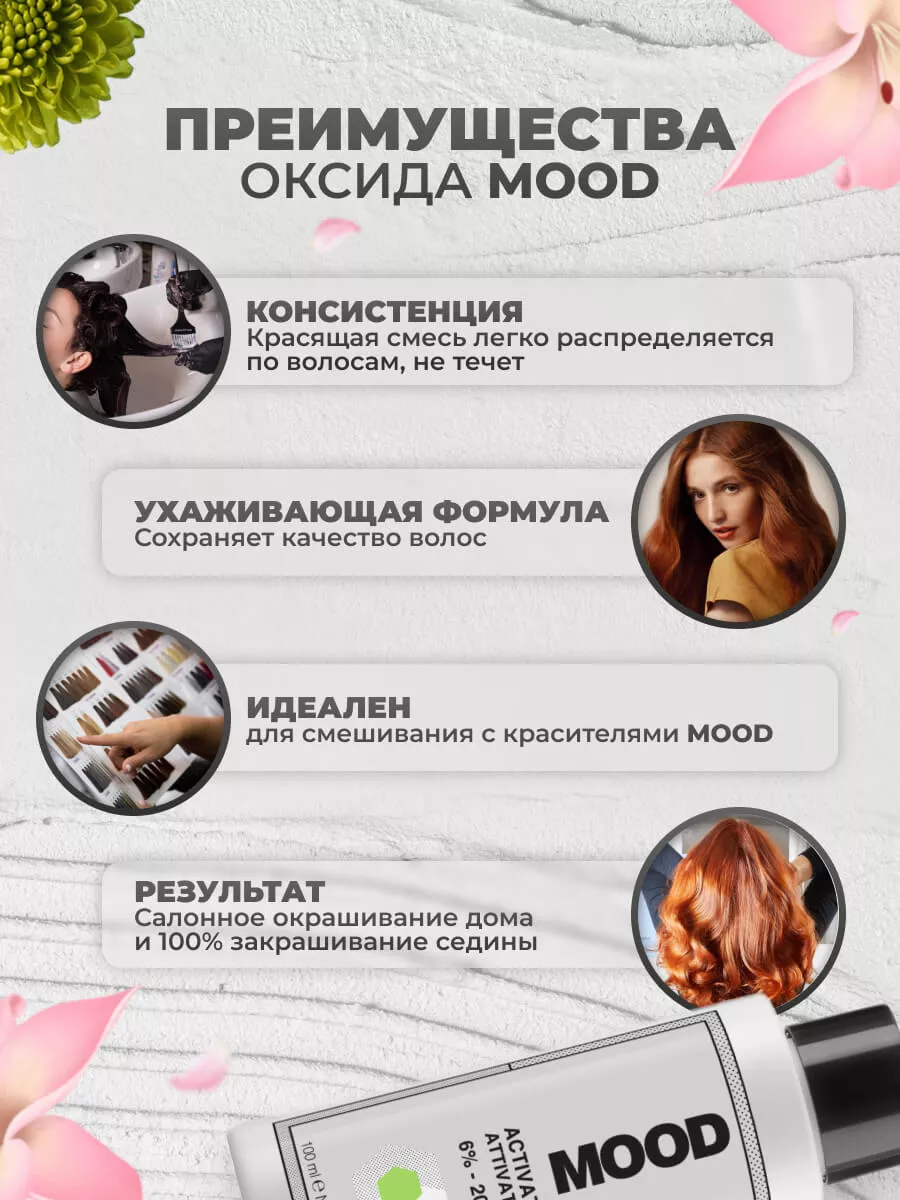 Окисляющая эмульсия с алоэ вера 6%, 100 мл. MOOD 110885724 купить за 367 ₽  в интернет-магазине Wildberries