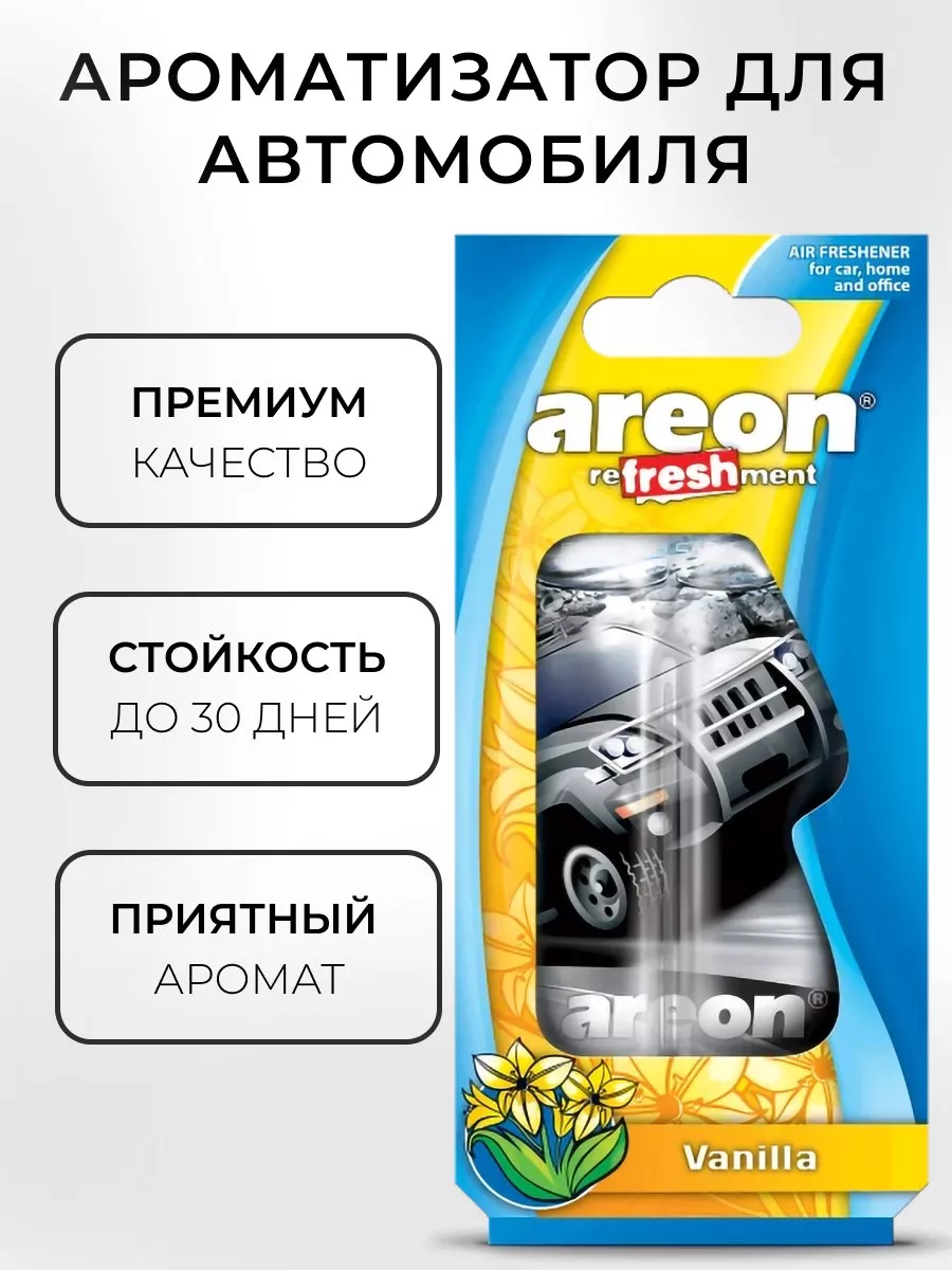 Ароматизатор в машину парфюм подвесной гелевый блистер Areon 110893235  купить в интернет-магазине Wildberries