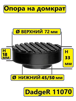 Резиновая опора для домкрата, 11070 Технарь 110920979 купить за 353 ₽ в интернет-магазине Wildberries