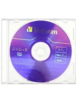 DVD+R Verbatim slim Verbatim 111033698 купить за 272 ₽ в интернет-магазине Wildberries