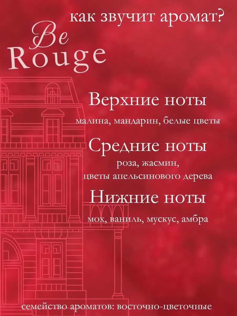 Духи женские Elite Collection Be Rouge пробник Бакарат 14 мл Christine  Lavoisier Parfums 111113381 купить за 252 ₽ в интернет-магазине Wildberries