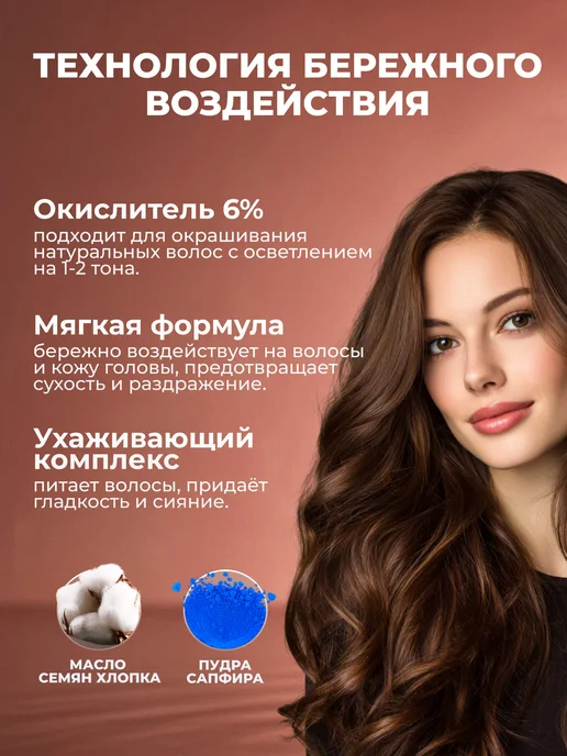 Inebrya Окисляющая эмульсия для безаммиачных красителей 6%, 150 мл, 150 мл, фото 2