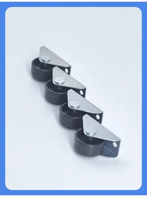 MF Furniture hardware Колесики мебельные ролик откатной 25 мм 4 шт, 4 шт, фото 6