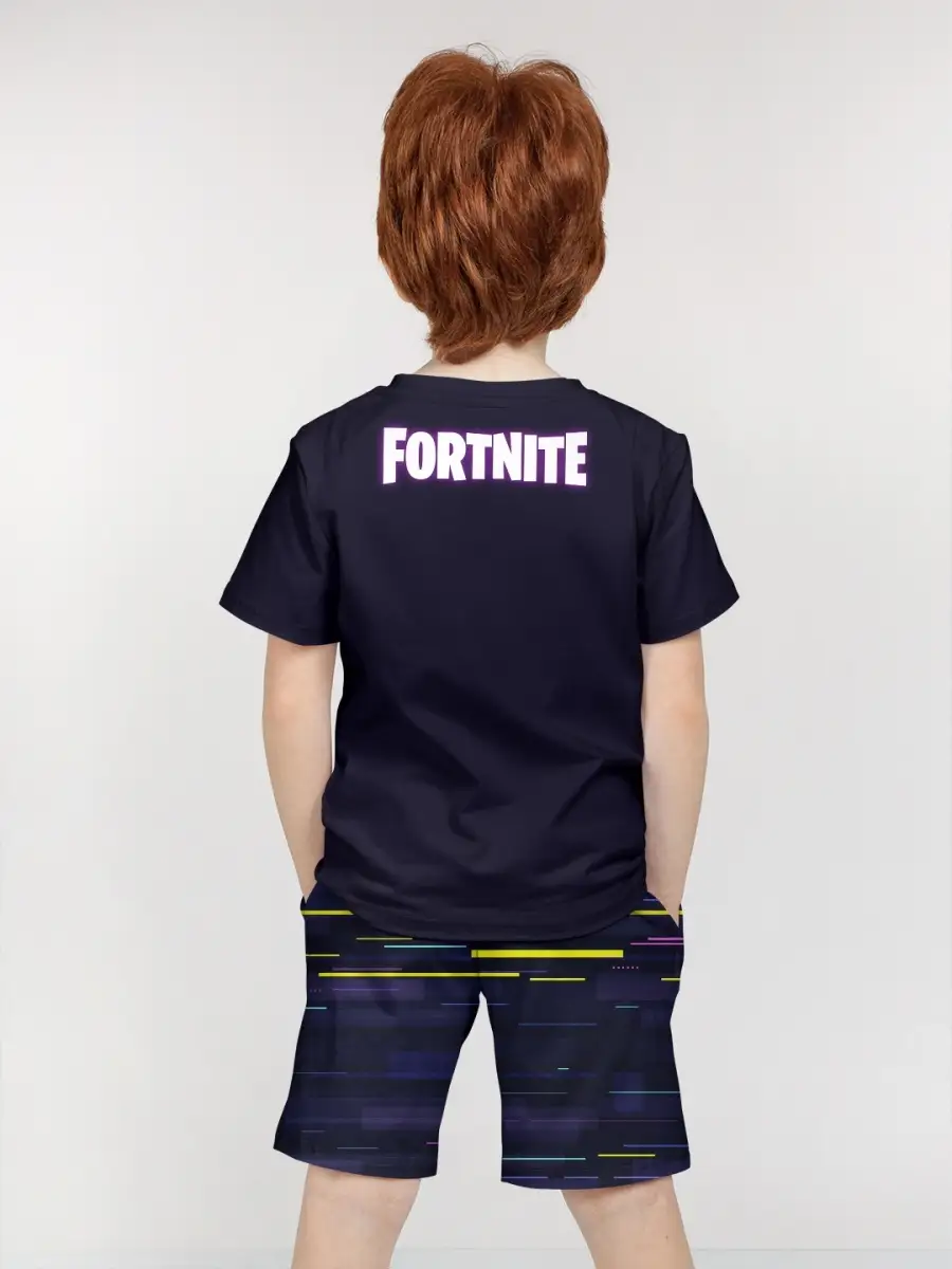 Яркий хлопковый костюм Fortnite Фортнайт
