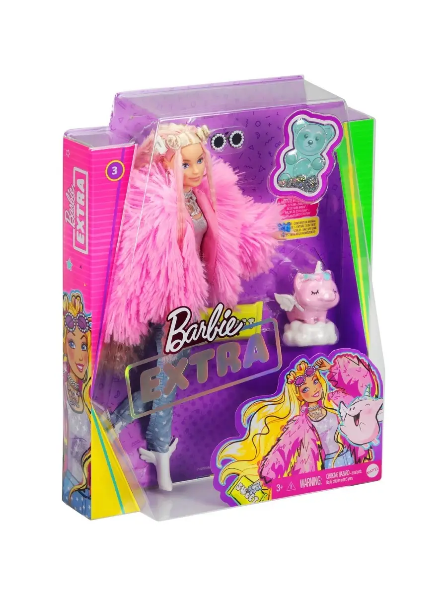 Кукла Барби Экстра GRN28 Barbie 111315235 купить за 3 595 ₽ в  интернет-магазине Wildberries