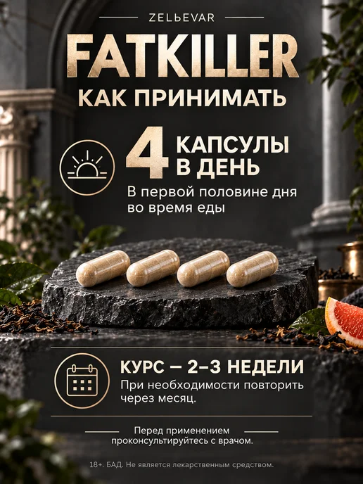 ZELЬEVAR Жиросжигатель для мужчин мощный, 250 мл, фото 5