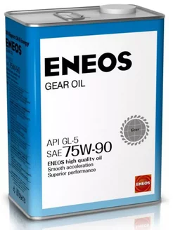 Масло трансмиссионное GEAR GL-5 75W90, 4 л. OIL1370 eneos 111325006 купить за 3 448 ₽ в интернет-магазине Wildberries