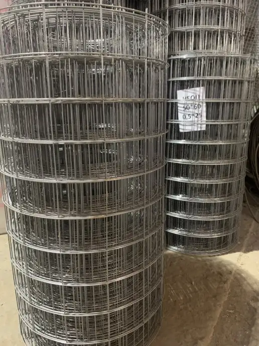 Сетка21 Сетка сварная д.1,4 яч.50*60 в 0,500*25м. Неоцинкованная, 0.500x25 м, фото 3