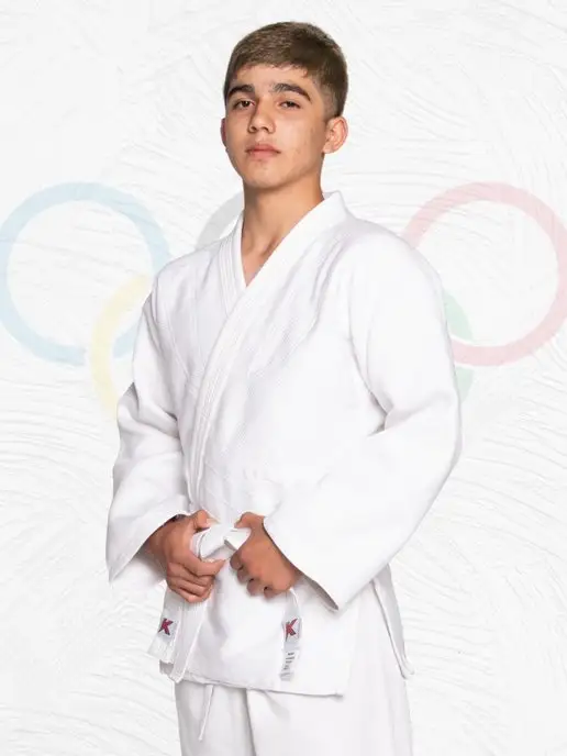 KURASH Кимоно для дзюдо взрослое 360 гм, белый, фото 6