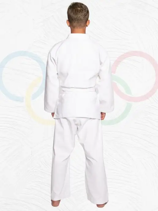 KURASH Кимоно для дзюдо взрослое 360 гм, белый, фото 8