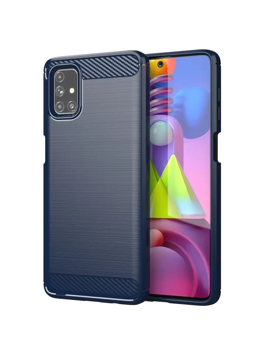 Чехол в стиле карбон на Samsung Galaxy M51 Caseport 111413478 купить за 295  ₽ в интернет-магазине Wildberries