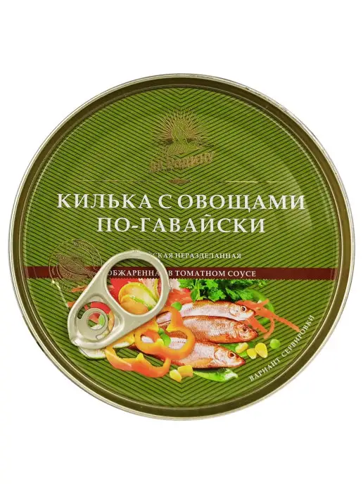 ЗА РОДИНУ Килька обжаренная в соусе «По-гавайски», 240 г - 2 шт, 240 г, 2 шт, фото 3