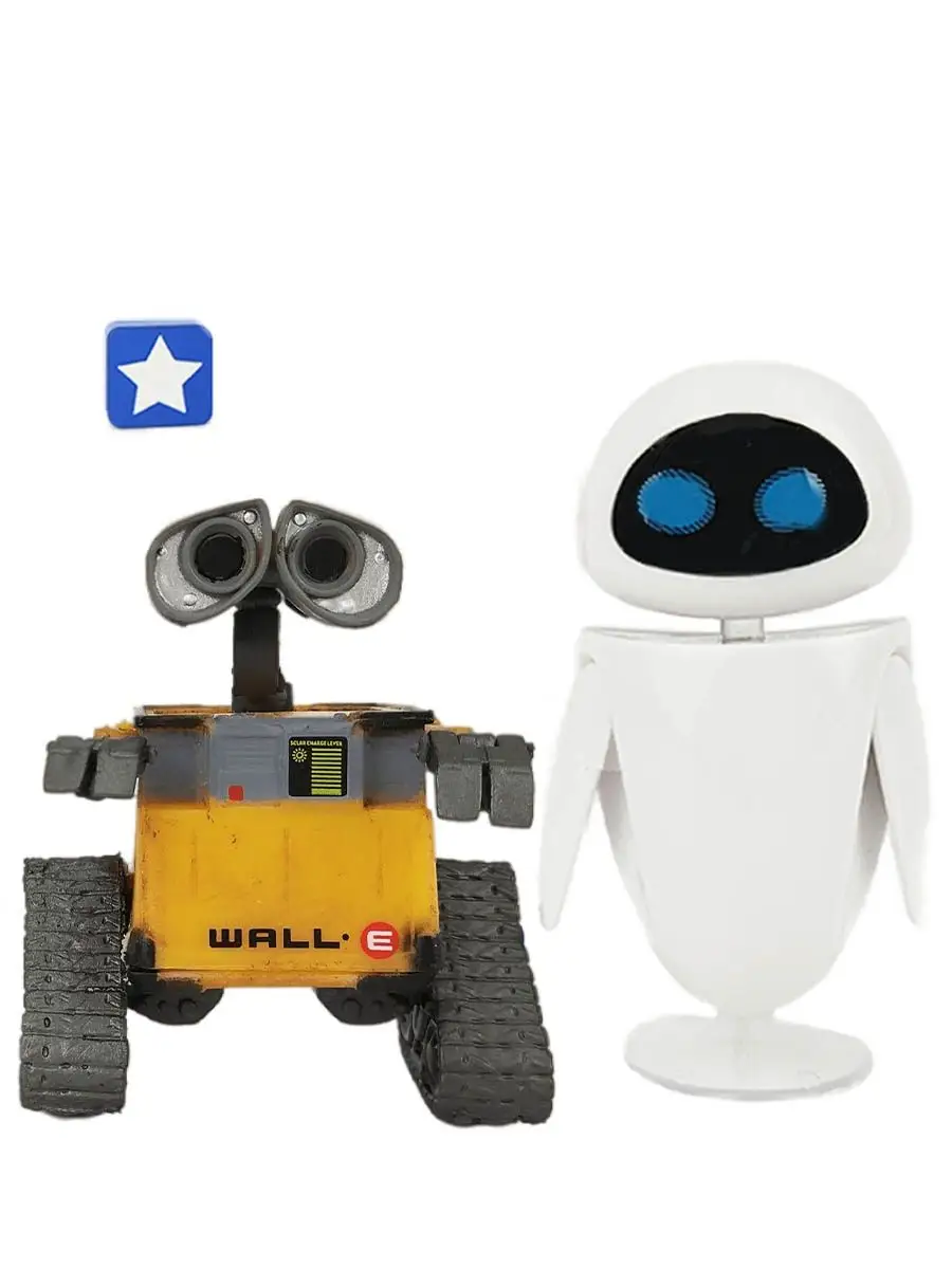 Фигурки Валли и Ева WALL-E 2 в 1 подвижные 6,5 и 9,5 см StarFriend  111455129 купить за 2 224 ₽ в интернет-магазине Wildberries