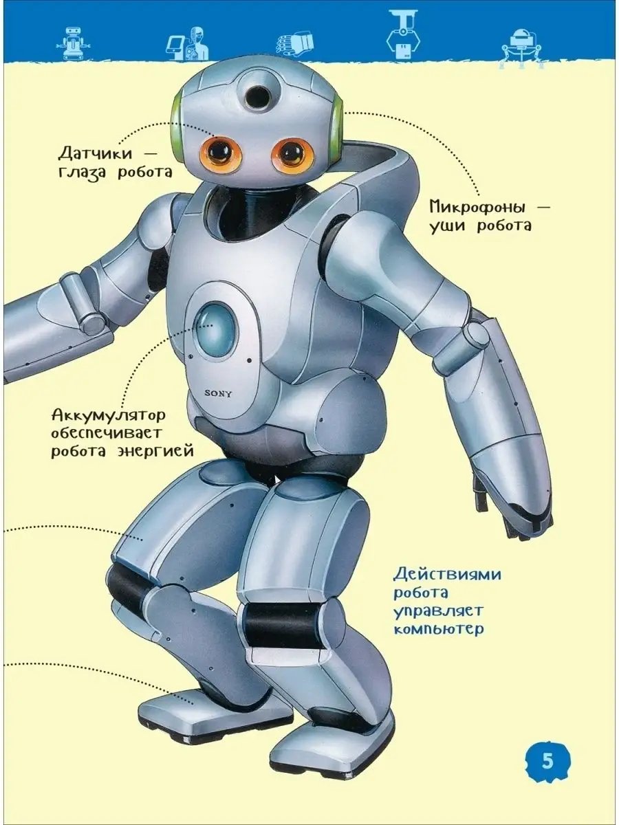 Роботы. Энциклопедия для детского сада для детей от 4-5 лет РОСМЭН  111459128 купить за 249 ₽ в интернет-магазине Wildberries