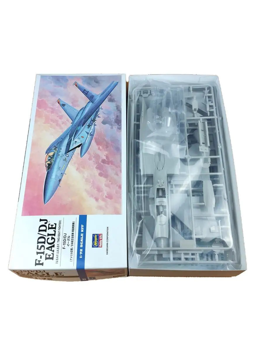 Сборная модель, Самолет F-15D/DJ EAGLE Hasegawa, Япония, масштаб 1/72.  Hasegawa 111469470 купить за 1 696 ₽ в интернет-магазине Wildberries