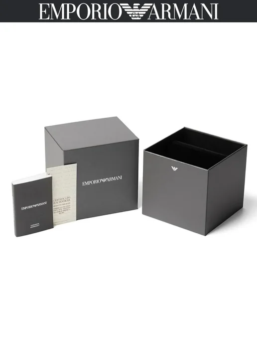 Emporio Armani Оригинал часы наручные Renato AR2432, черный, фото 6