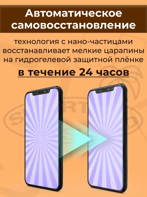 SMART iSLAND Гидрогелевая защитная плёнка для TECNO POVA 2, белый, фото 5